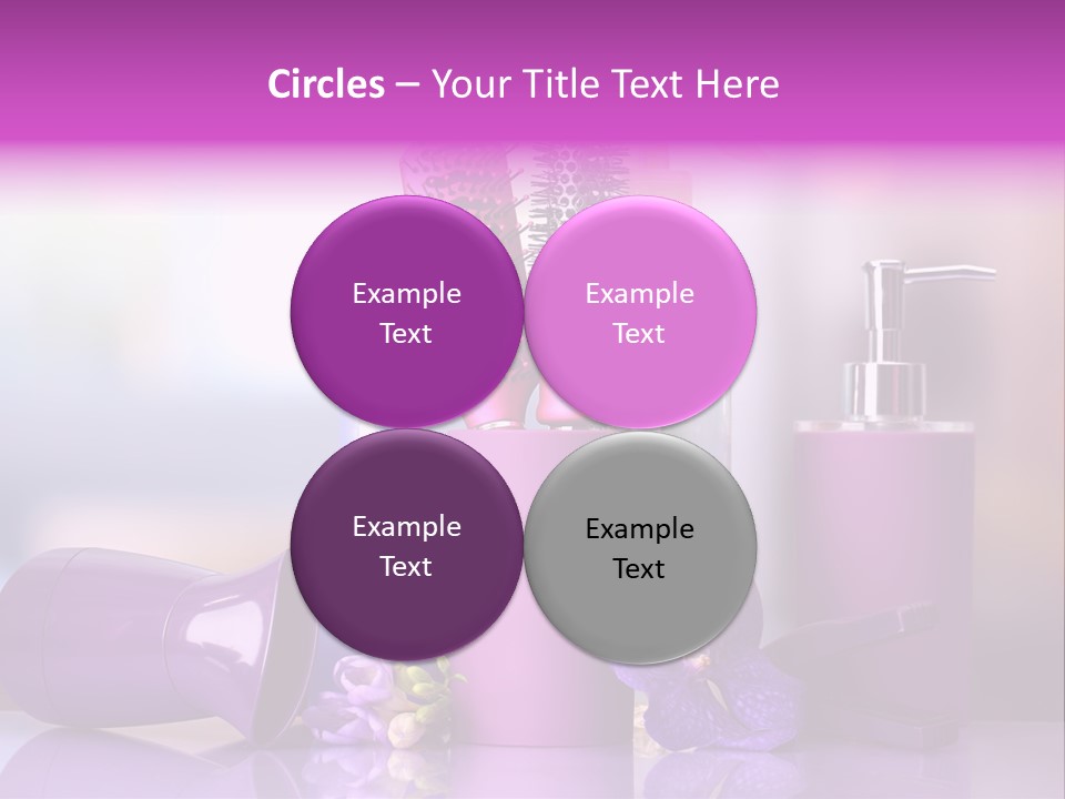 Nobody Purple Healthy PowerPoint Template