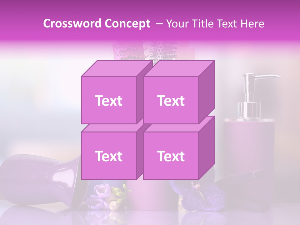 Nobody Purple Healthy PowerPoint Template