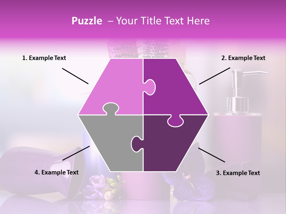 Nobody Purple Healthy PowerPoint Template