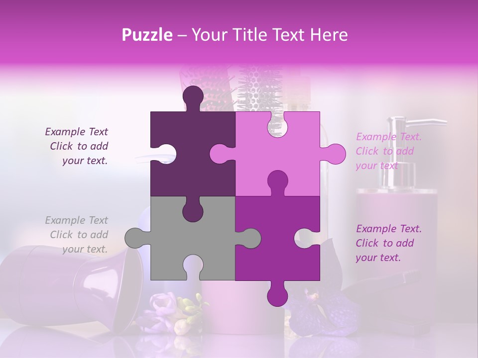 Nobody Purple Healthy PowerPoint Template