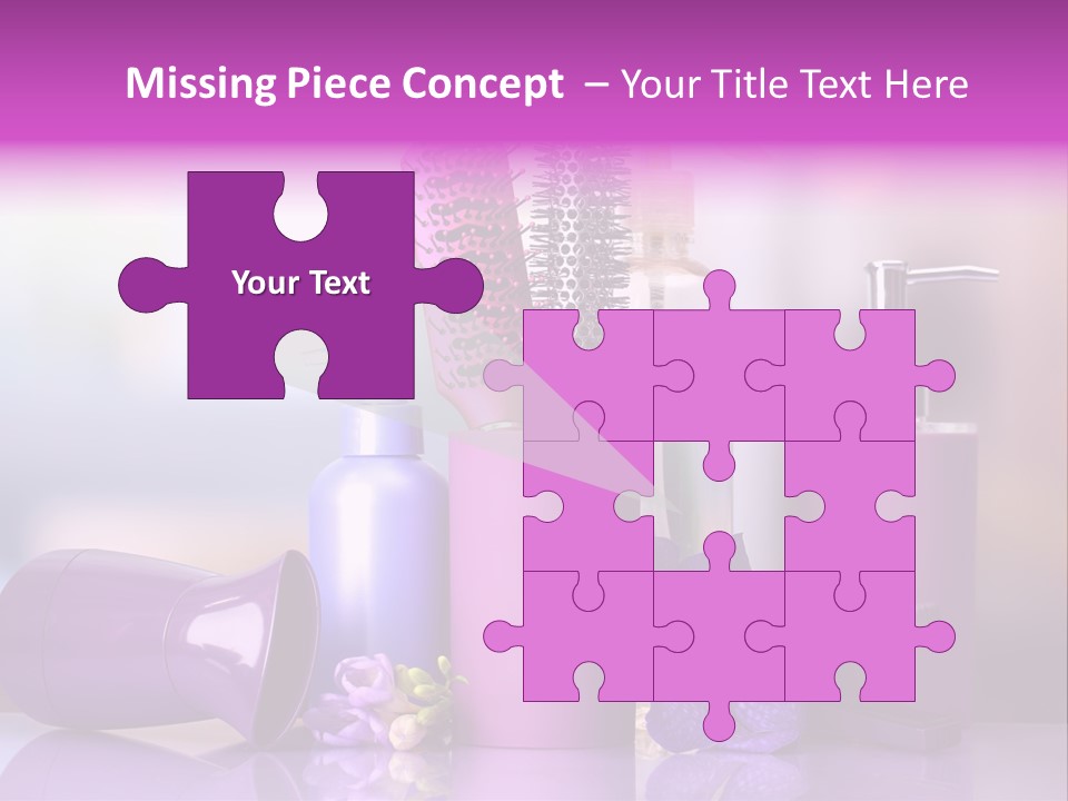 Nobody Purple Healthy PowerPoint Template