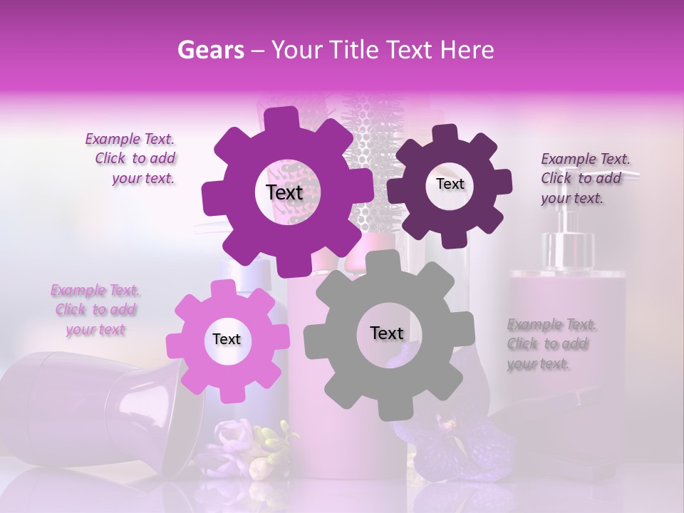 Nobody Purple Healthy PowerPoint Template