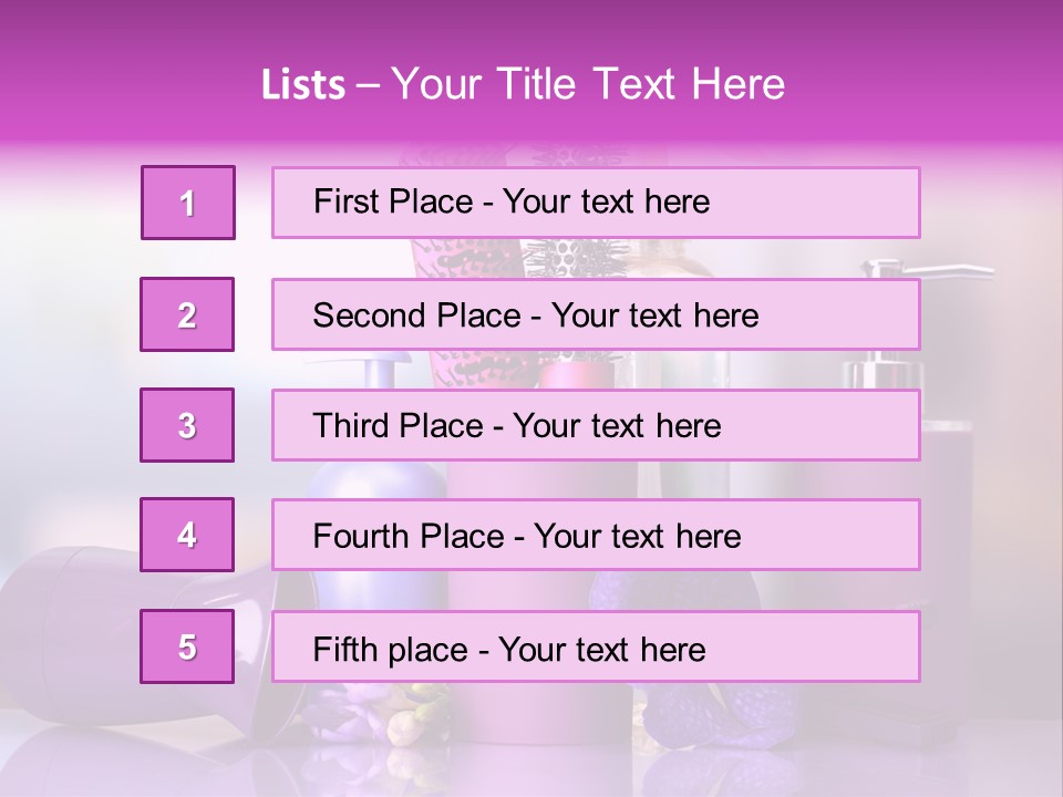 Nobody Purple Healthy PowerPoint Template