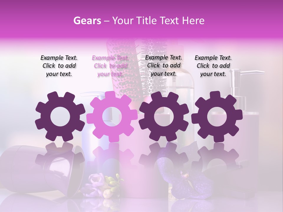 Nobody Purple Healthy PowerPoint Template