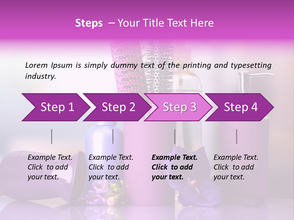 Nobody Purple Healthy PowerPoint Template