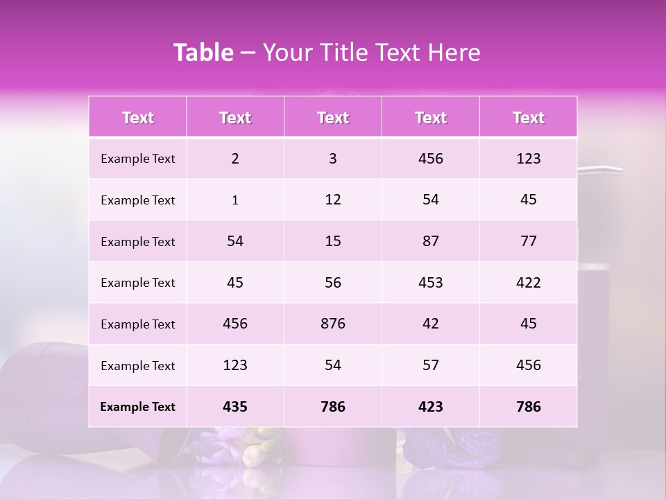Nobody Purple Healthy PowerPoint Template