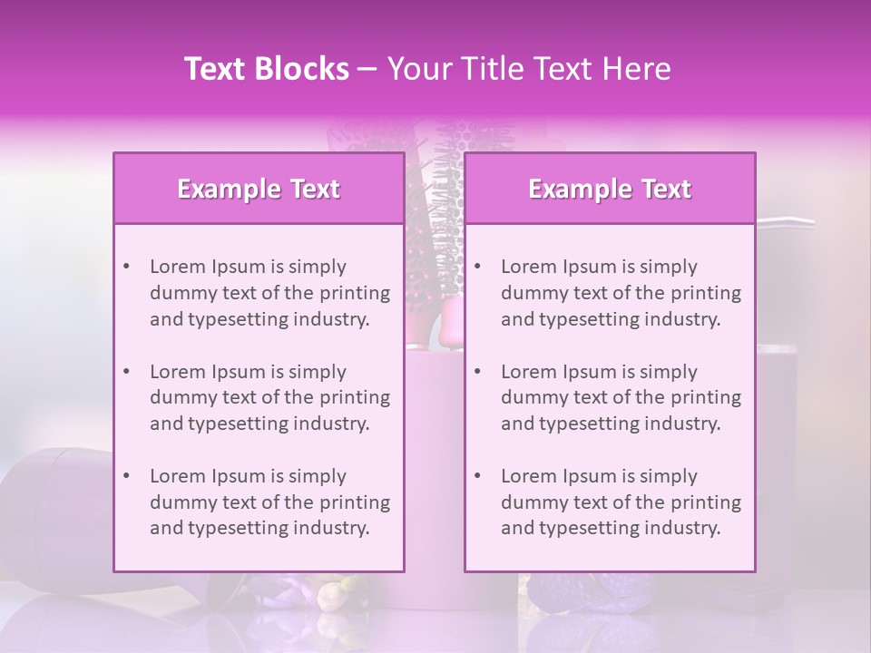 Nobody Purple Healthy PowerPoint Template