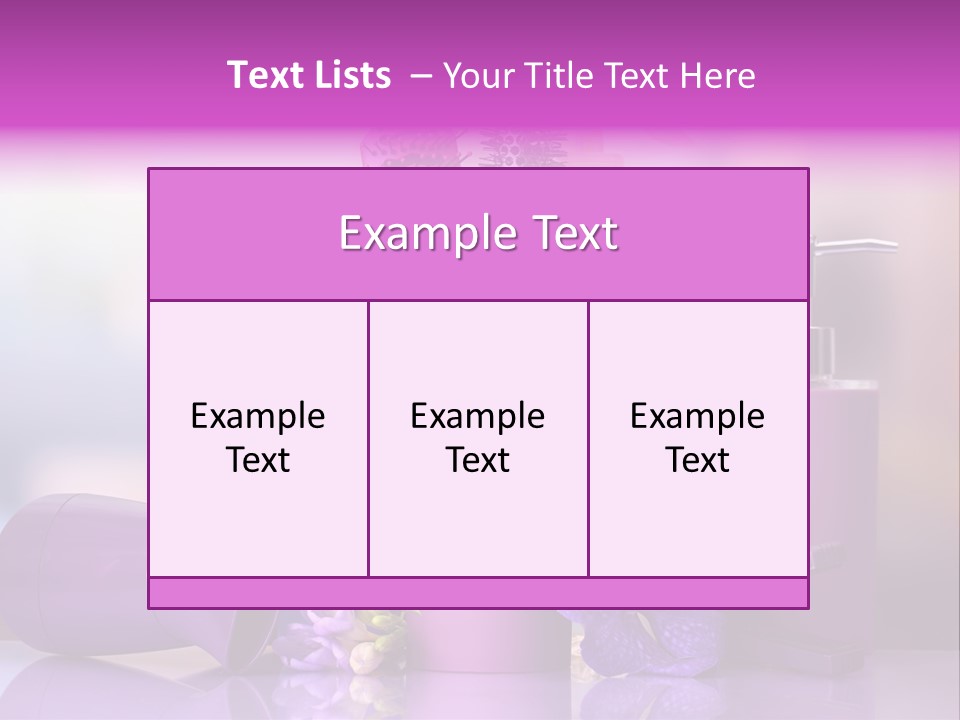 Nobody Purple Healthy PowerPoint Template