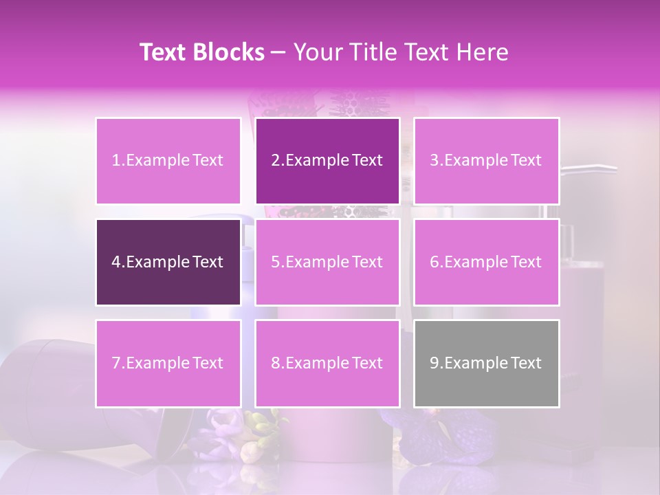 Nobody Purple Healthy PowerPoint Template