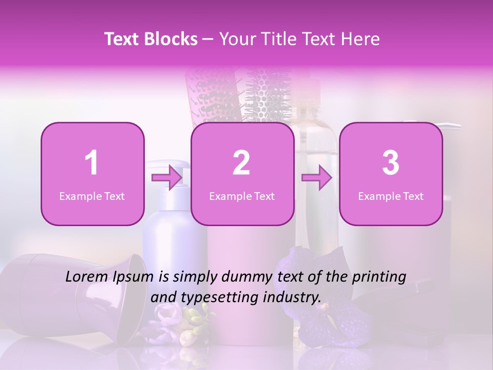 Nobody Purple Healthy PowerPoint Template