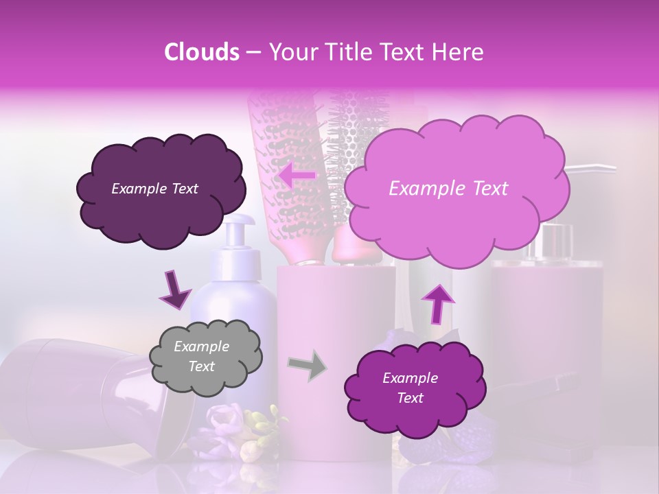 Nobody Purple Healthy PowerPoint Template