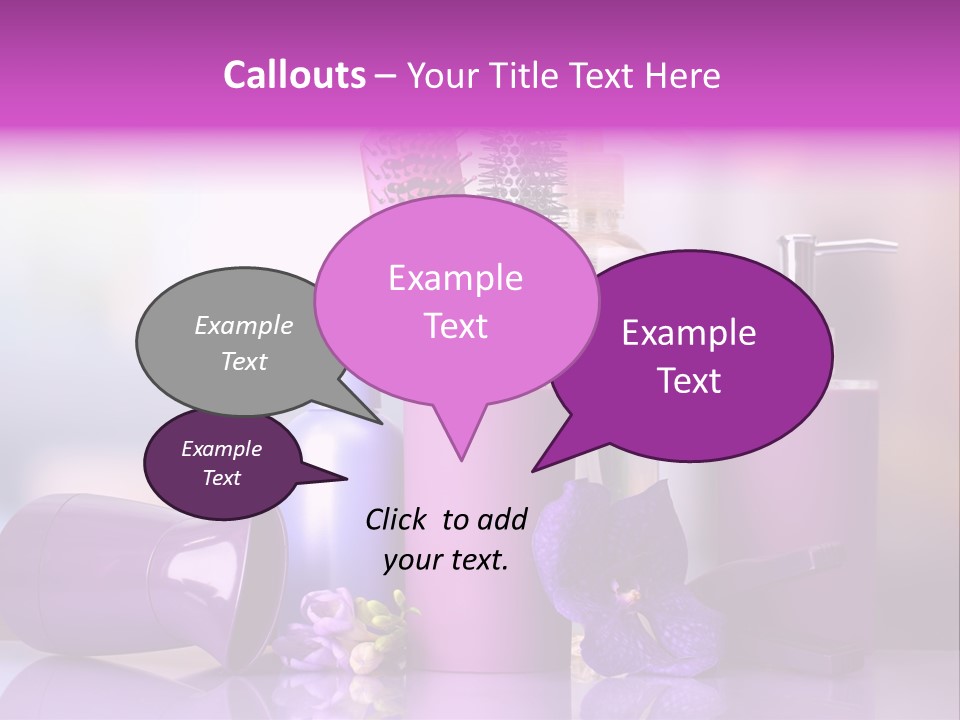 Nobody Purple Healthy PowerPoint Template