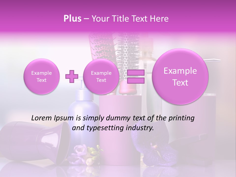 Nobody Purple Healthy PowerPoint Template