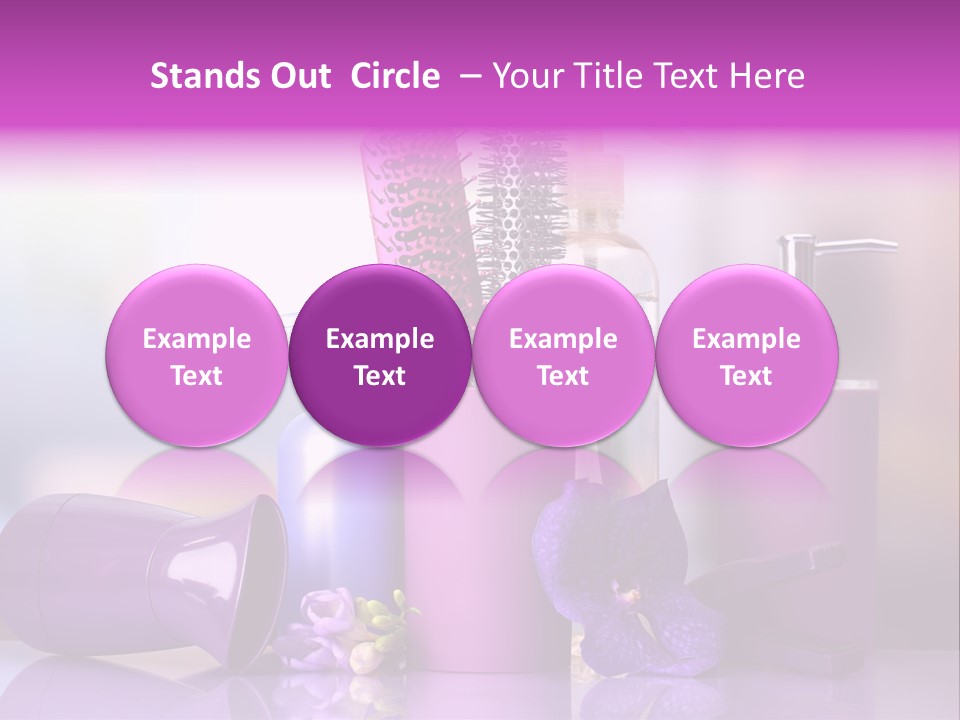 Nobody Purple Healthy PowerPoint Template