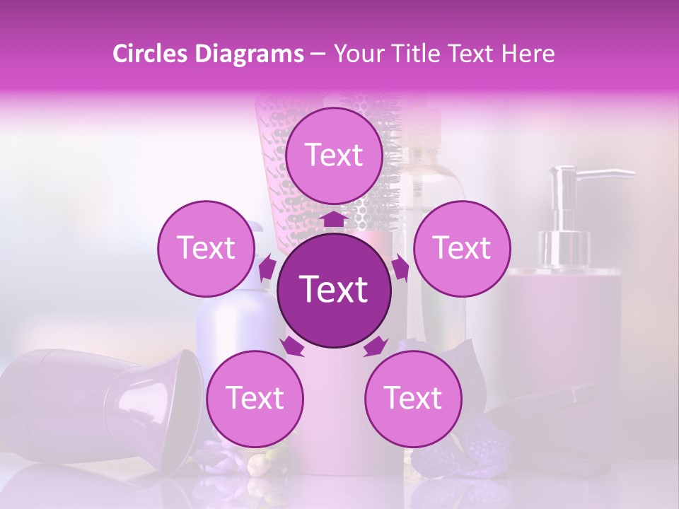 Nobody Purple Healthy PowerPoint Template