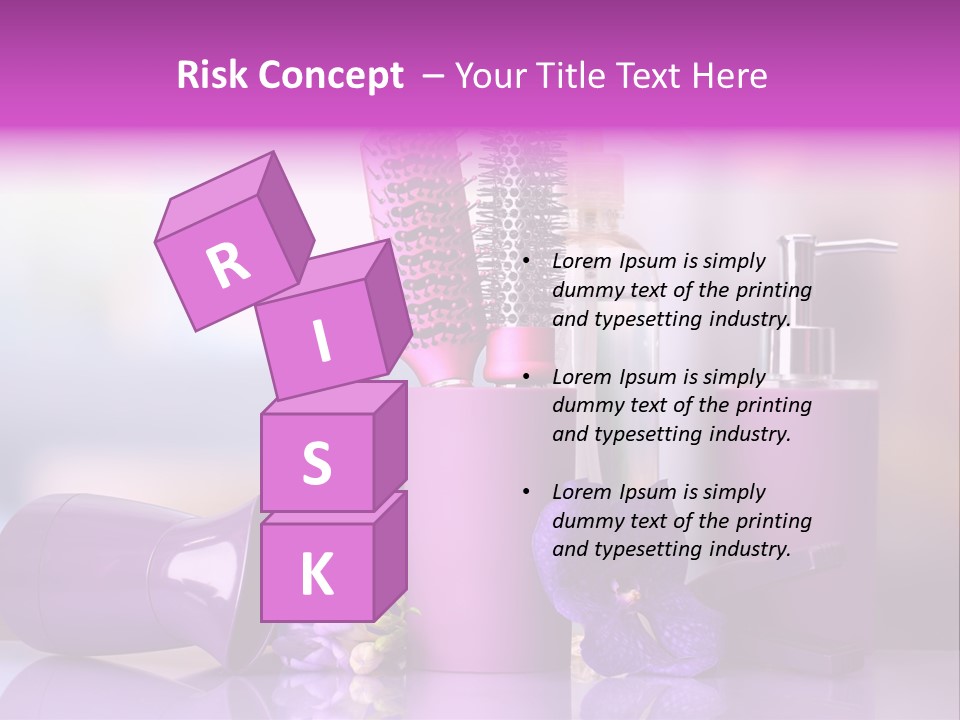 Nobody Purple Healthy PowerPoint Template