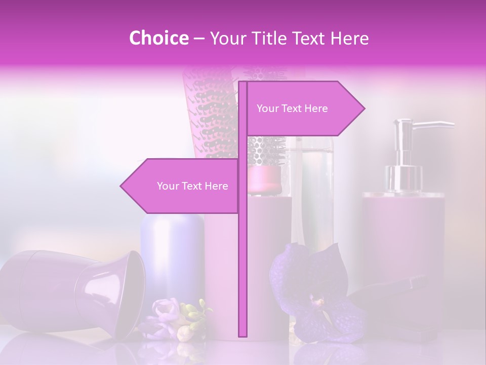 Nobody Purple Healthy PowerPoint Template