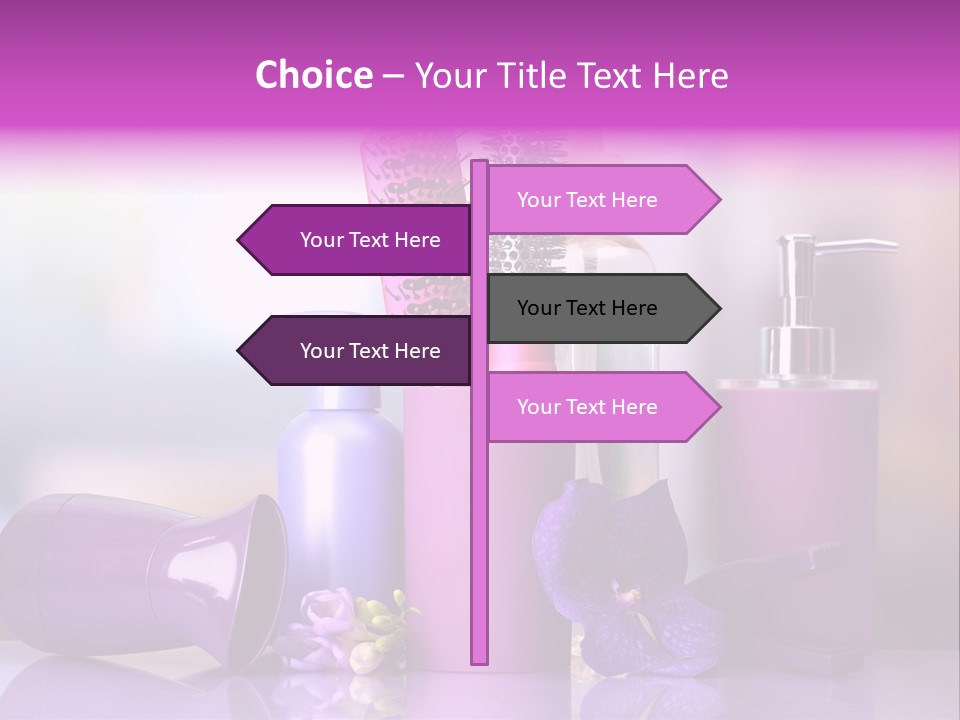 Nobody Purple Healthy PowerPoint Template