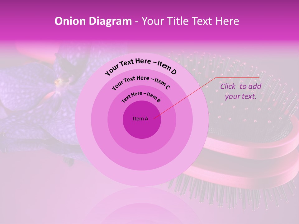 Bright Vivid Hairbrush PowerPoint Template