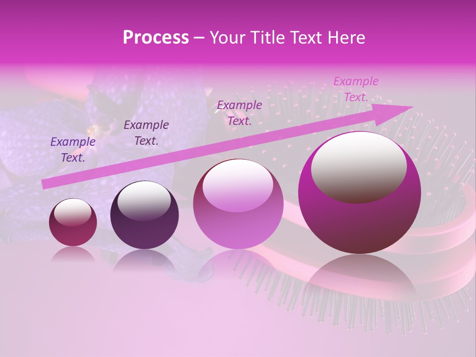 Bright Vivid Hairbrush PowerPoint Template