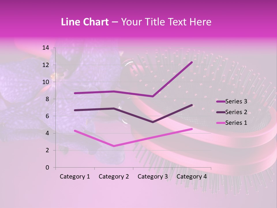 Bright Vivid Hairbrush PowerPoint Template