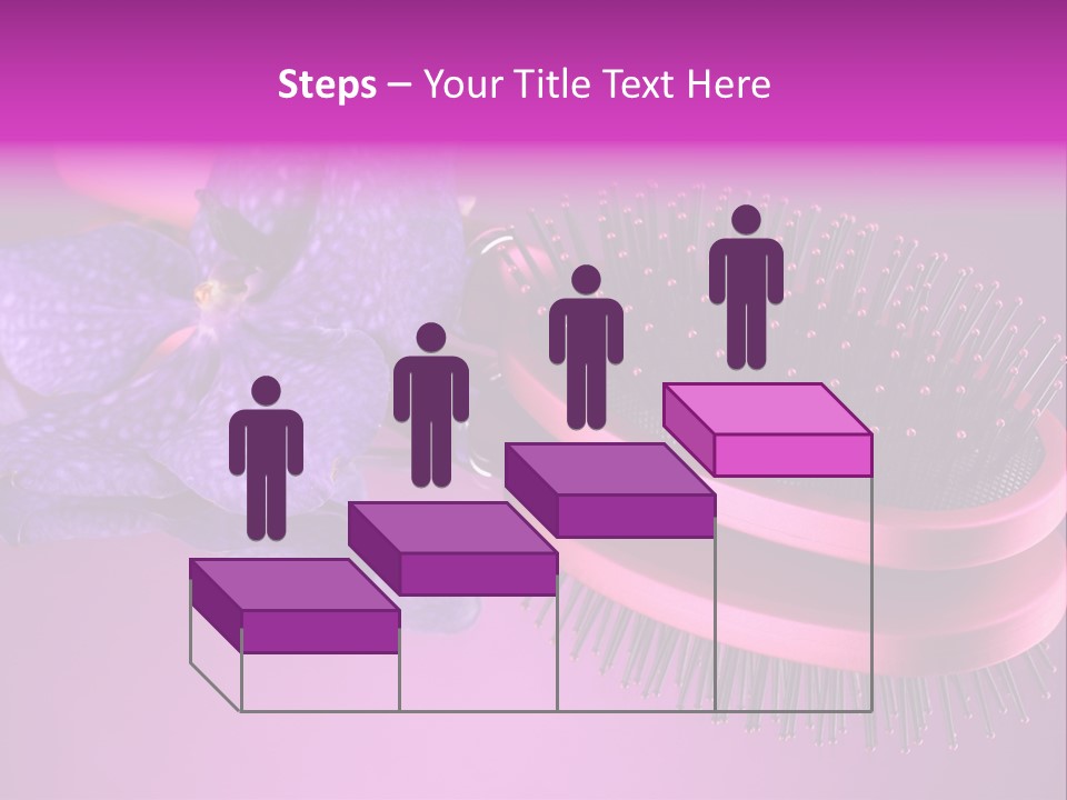 Bright Vivid Hairbrush PowerPoint Template