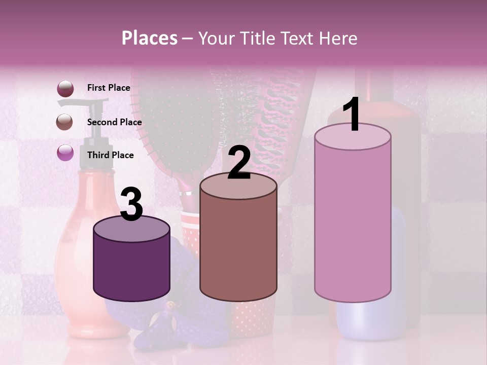 Coloring Orchid Laying PowerPoint Template