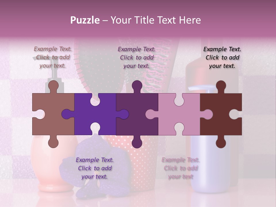 Coloring Orchid Laying PowerPoint Template