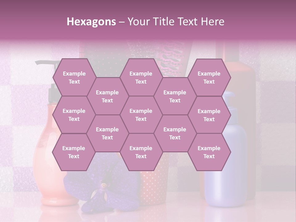 Coloring Orchid Laying PowerPoint Template