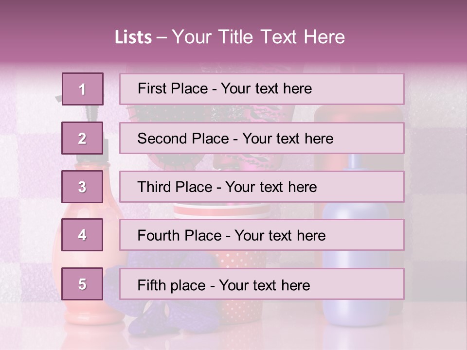 Coloring Orchid Laying PowerPoint Template