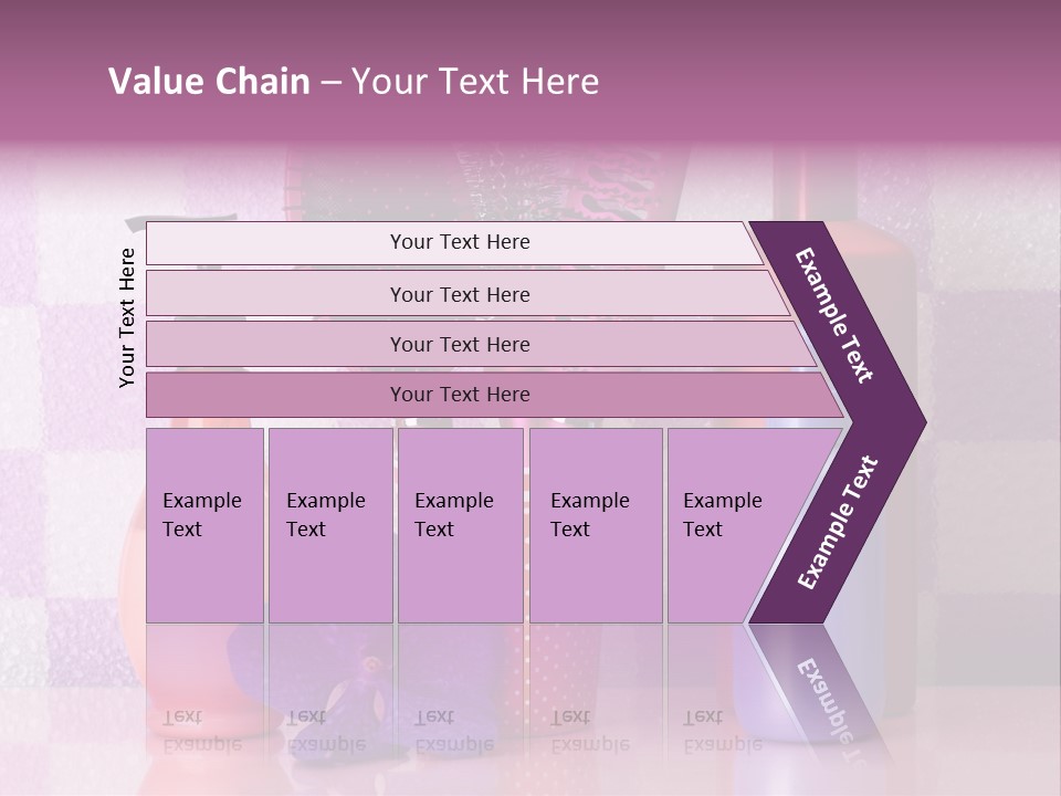 Coloring Orchid Laying PowerPoint Template