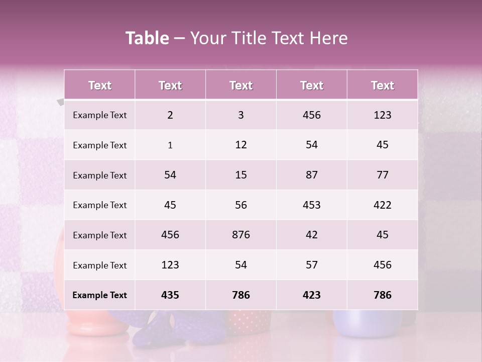 Coloring Orchid Laying PowerPoint Template