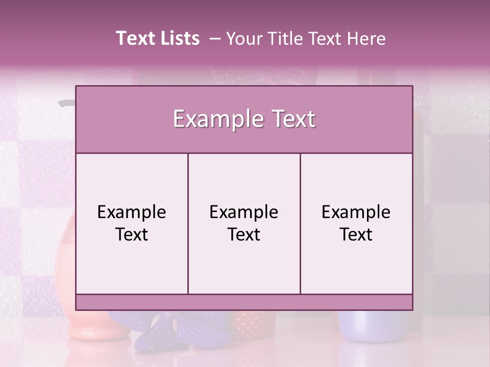Coloring Orchid Laying PowerPoint Template