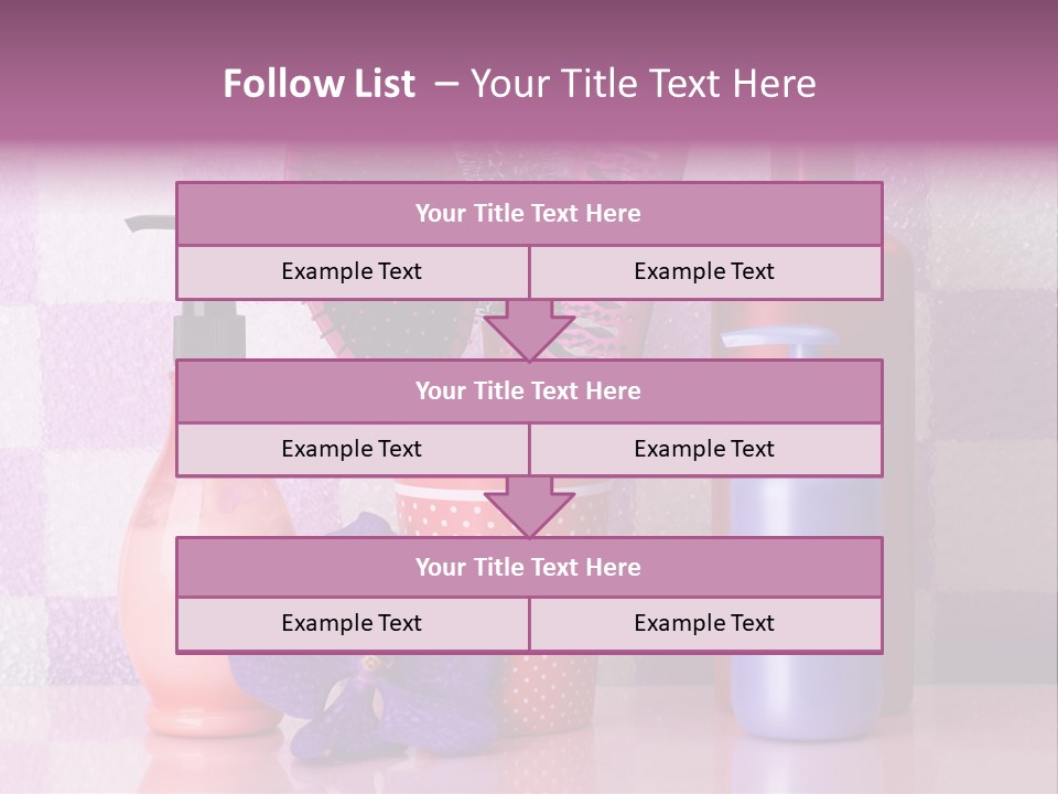Coloring Orchid Laying PowerPoint Template