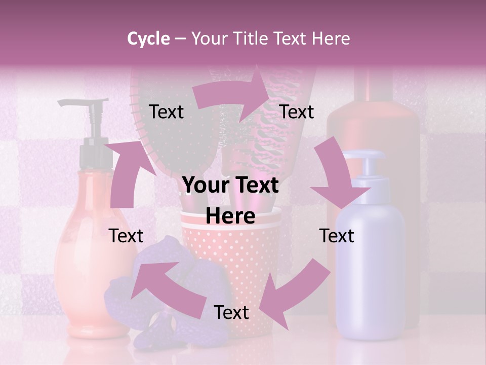 Coloring Orchid Laying PowerPoint Template