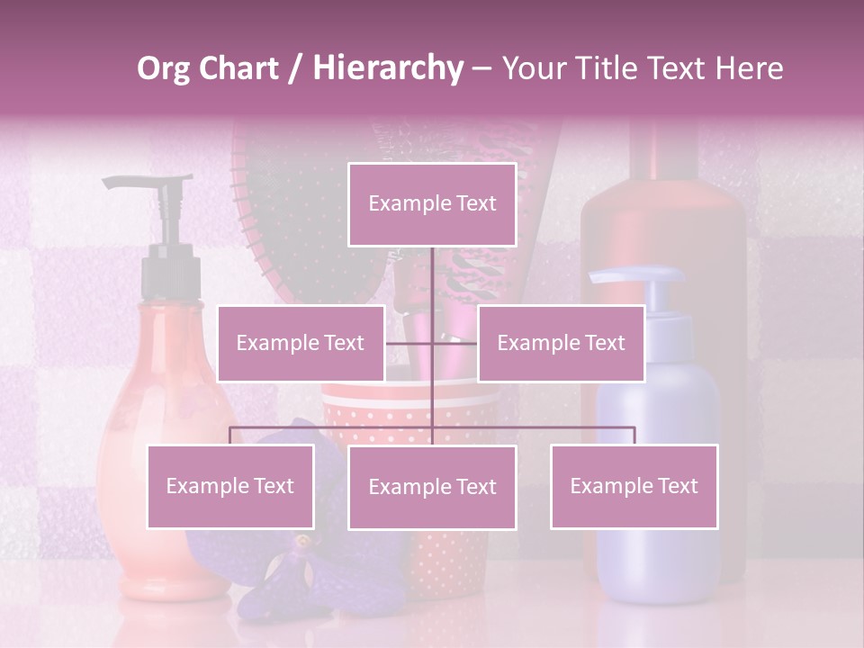 Coloring Orchid Laying PowerPoint Template