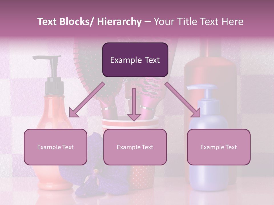 Coloring Orchid Laying PowerPoint Template