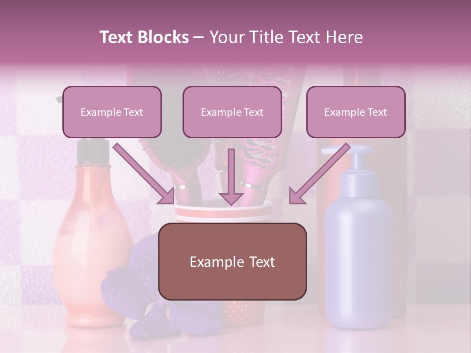 Coloring Orchid Laying PowerPoint Template