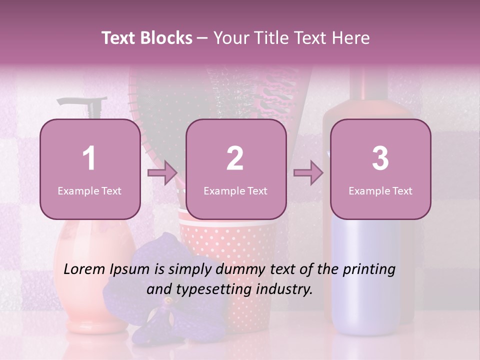 Coloring Orchid Laying PowerPoint Template