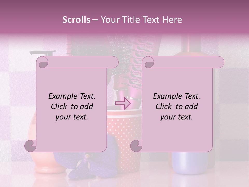 Coloring Orchid Laying PowerPoint Template