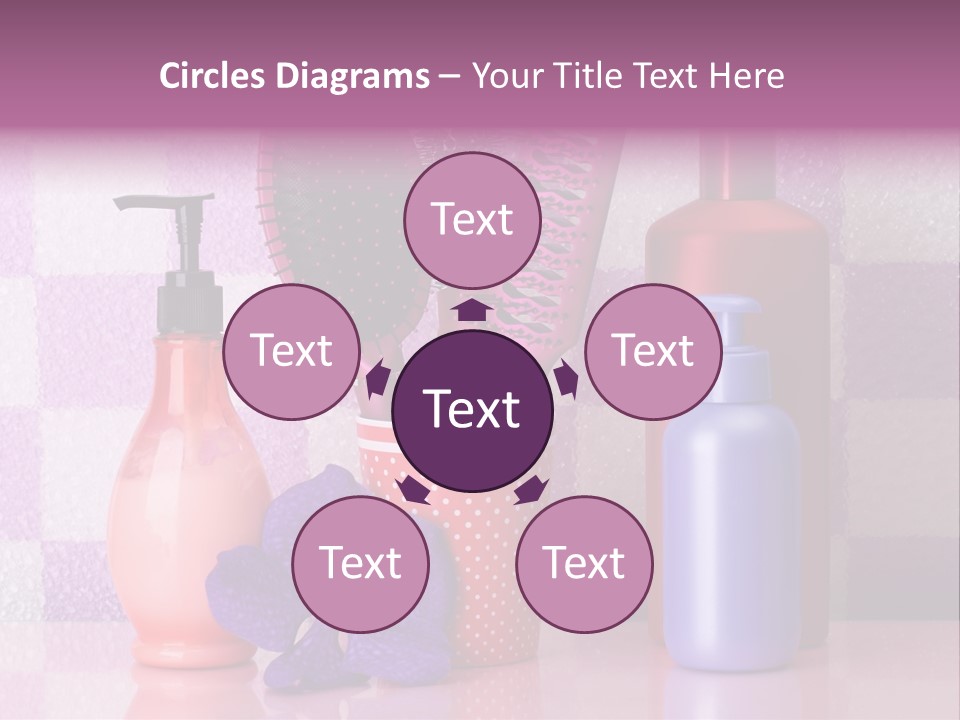 Coloring Orchid Laying PowerPoint Template