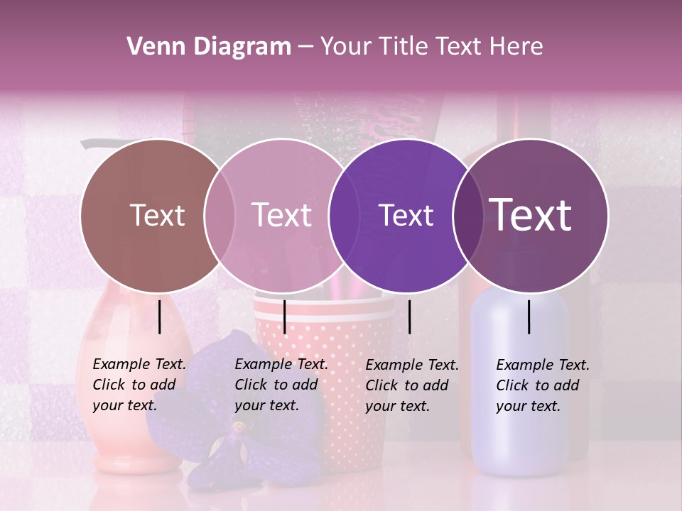 Coloring Orchid Laying PowerPoint Template