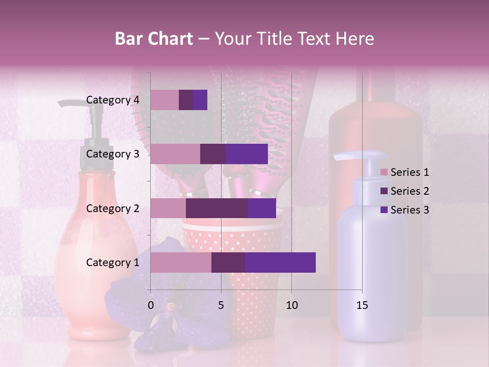 Coloring Orchid Laying PowerPoint Template