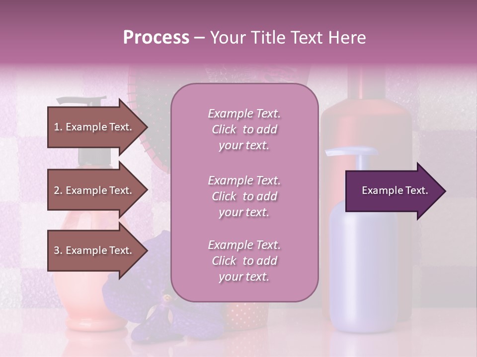 Coloring Orchid Laying PowerPoint Template