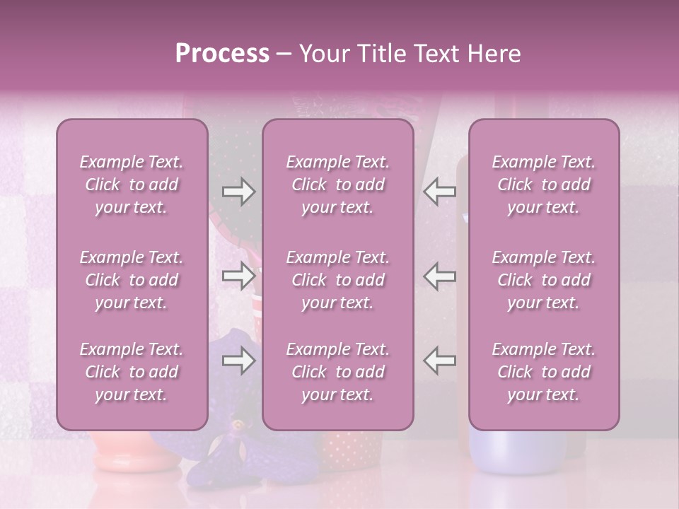 Coloring Orchid Laying PowerPoint Template
