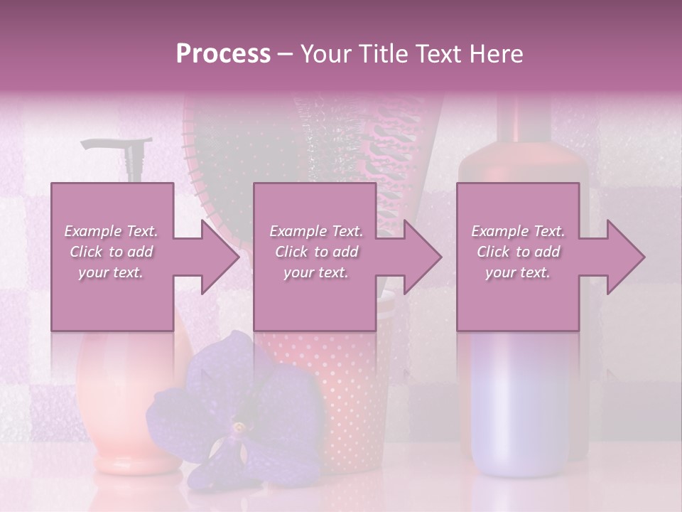 Coloring Orchid Laying PowerPoint Template