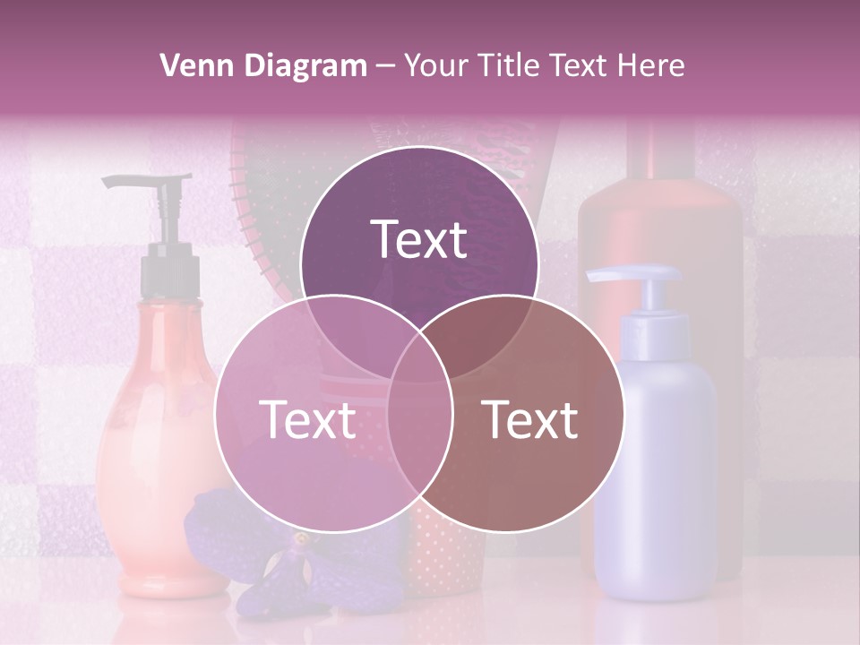 Coloring Orchid Laying PowerPoint Template