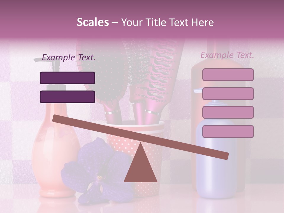 Coloring Orchid Laying PowerPoint Template