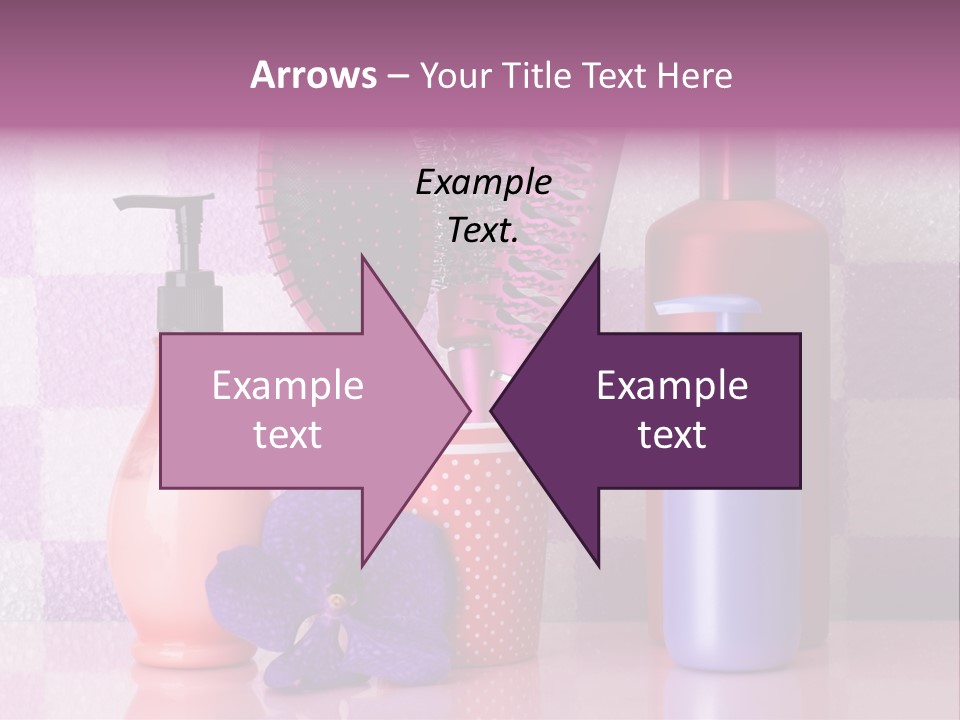 Coloring Orchid Laying PowerPoint Template