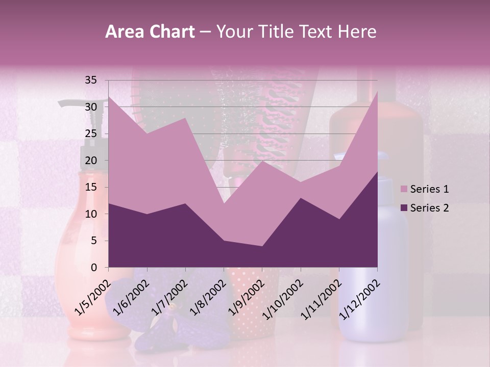 Coloring Orchid Laying PowerPoint Template